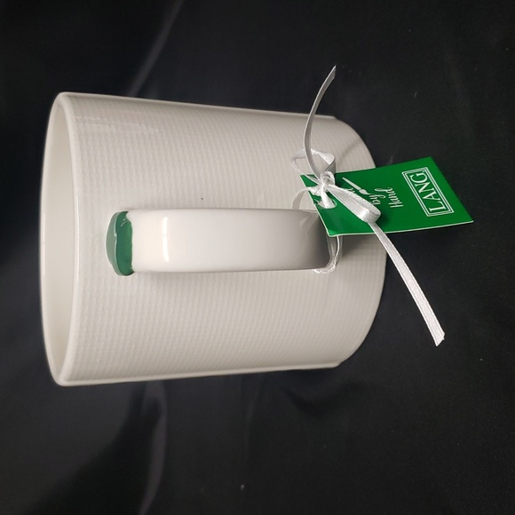 Lang NWT White and Green Clover Mug - Picture 4 of 7